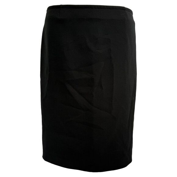 Joseph Midi Pencil Skirt in Black Polyester - Picture 1 of 5